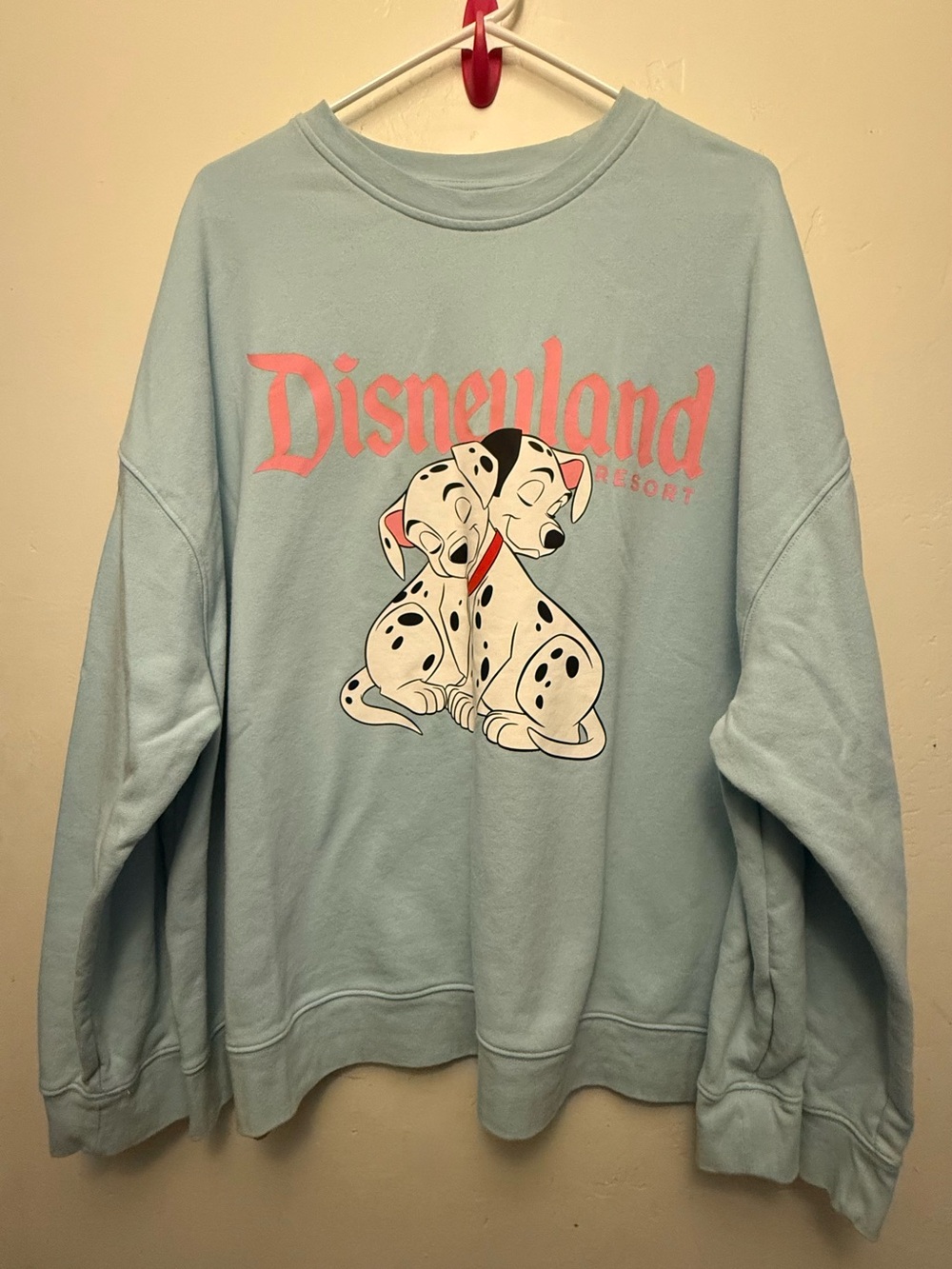 Disneyland Light Blue 101 Dalmatians Graphic Sweatshirt